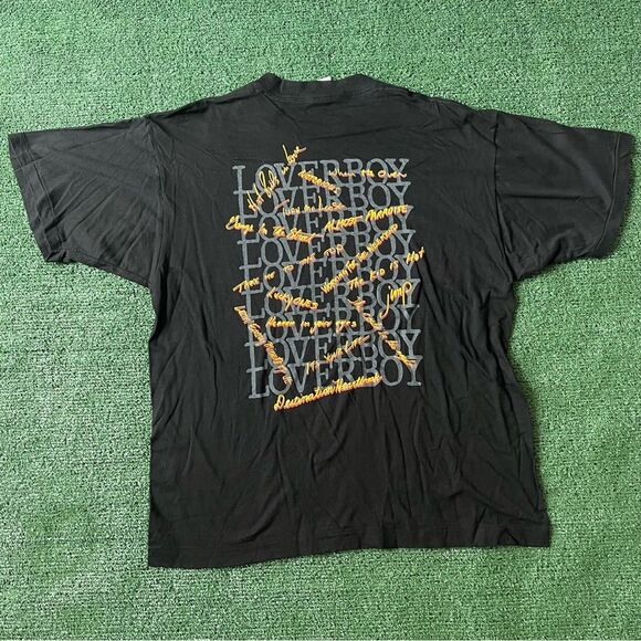 Loverboy Classics Single Stitch 80s T-Shirt - Large - Picture 1 of 8